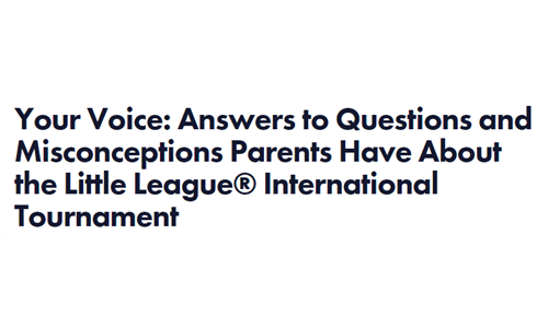 Answers to Common Questions Parents Have About Little League All Stars Tournament