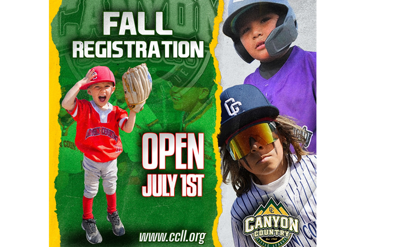 Fall Registration Open July 1st 